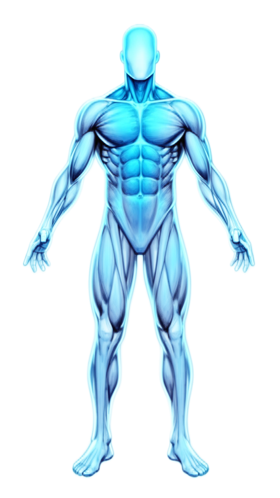 Anatomical figure with measurement guides